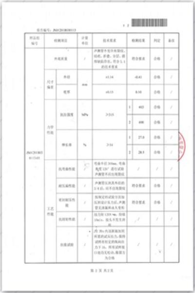 龙岩出厂检测报告